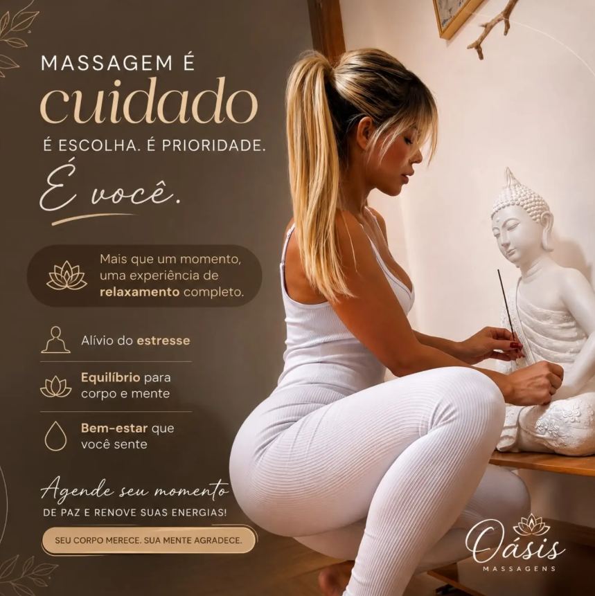 Massagem é cuidado